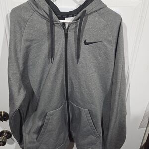 Nike Charcoal Full-Zip Hoodie Mens XL (B)